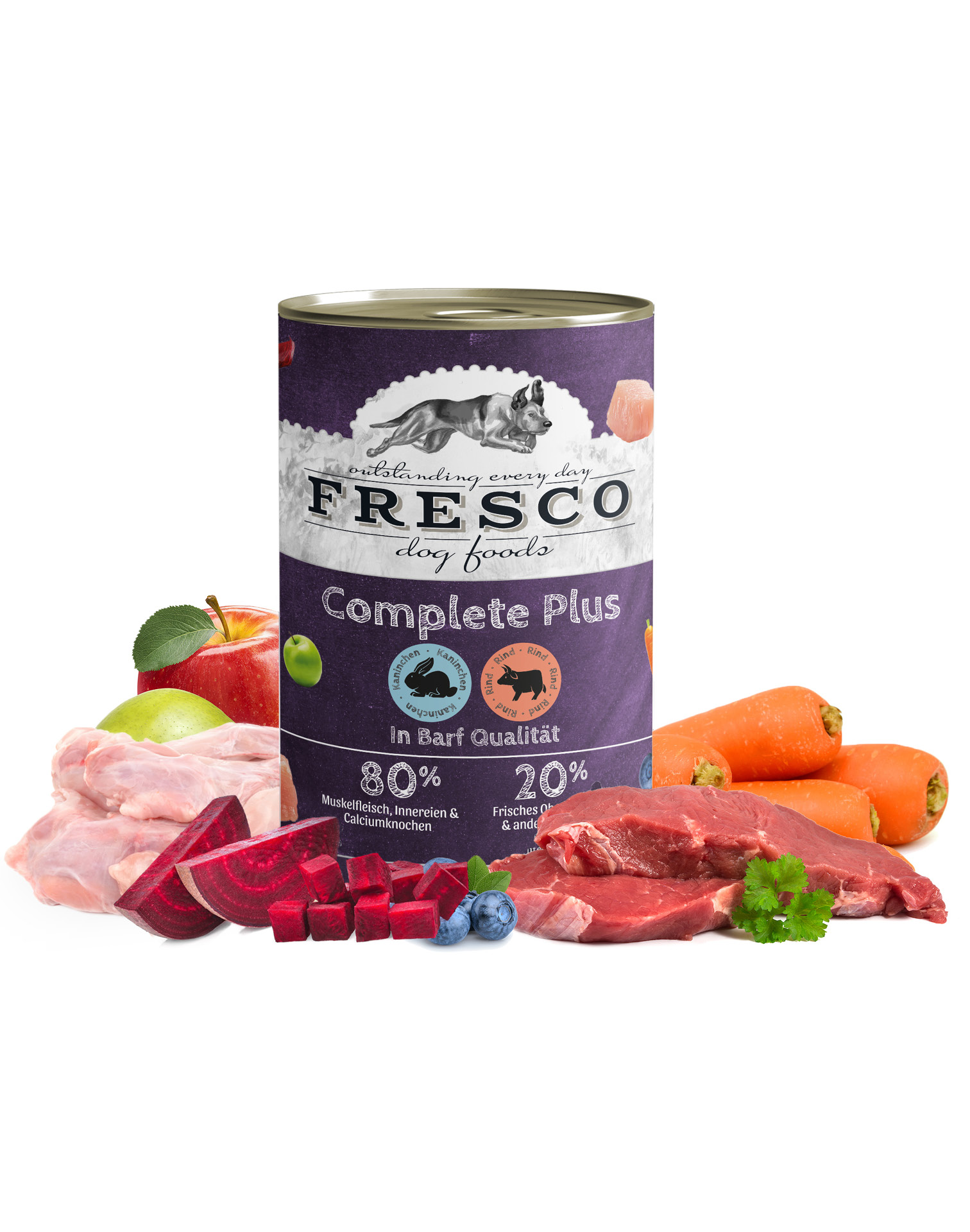 NassBarf Complete Plus Kaninchen mit Rind Packshot
