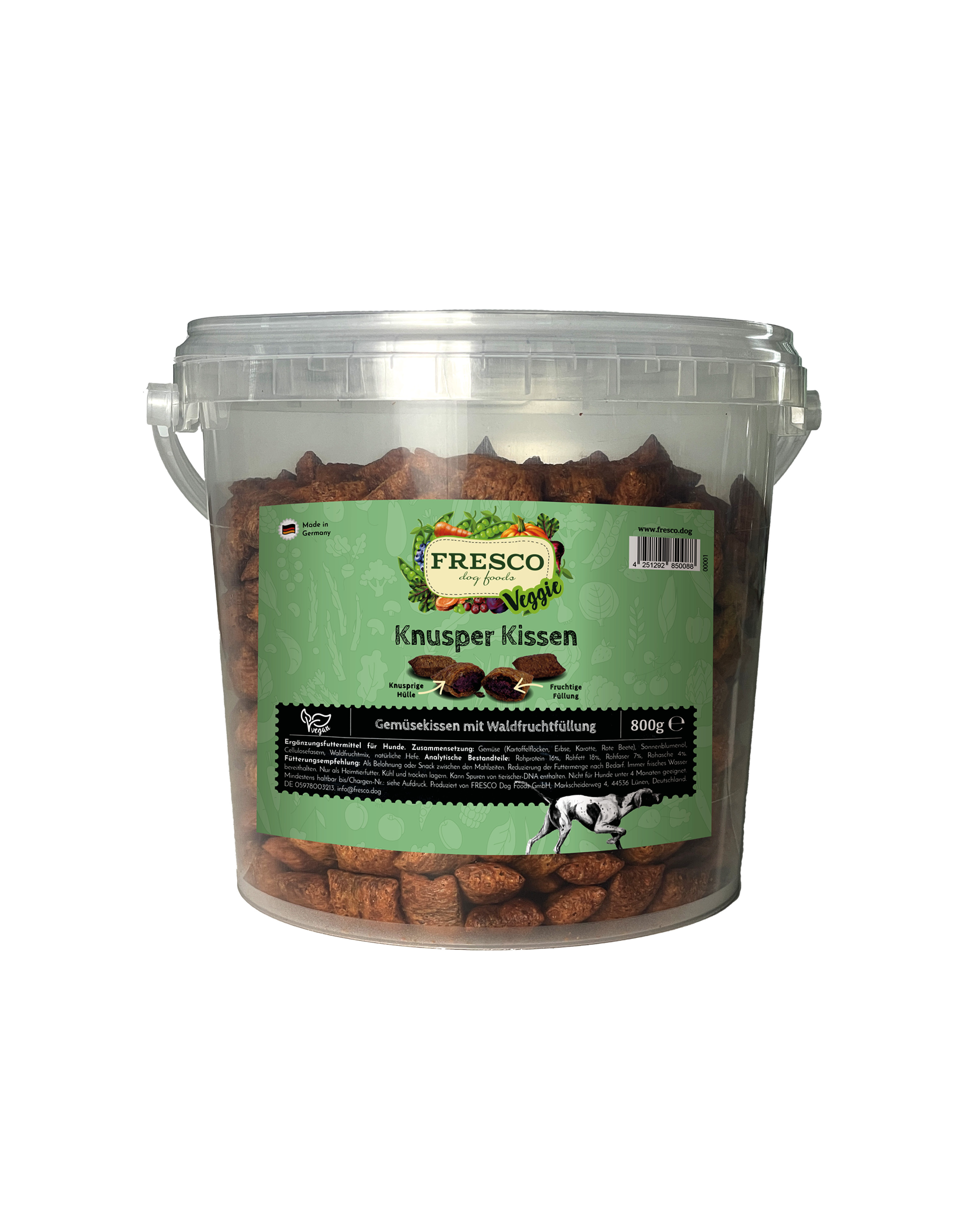 FRESCO Knusper Kissen vegan im Eimer