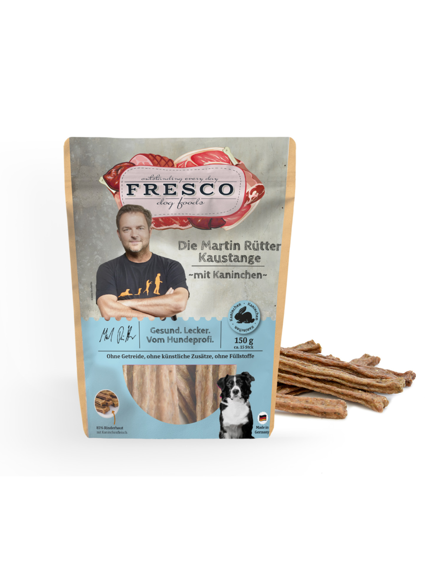 Martin Rütter Kaustange mit Kaninchen 150g Packshot