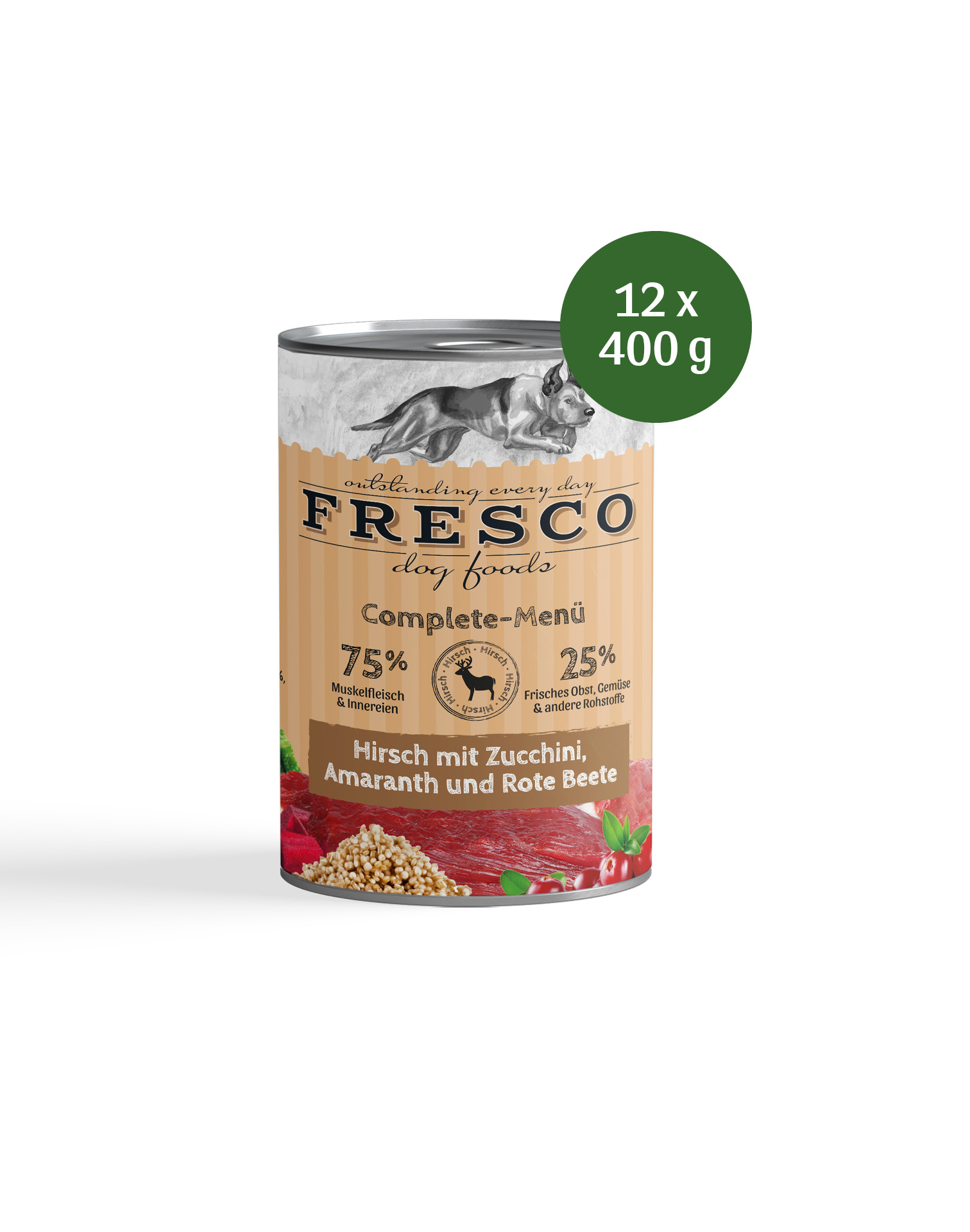 FRESCO Nassbarf Complete Plus Hirsch Verpackung
