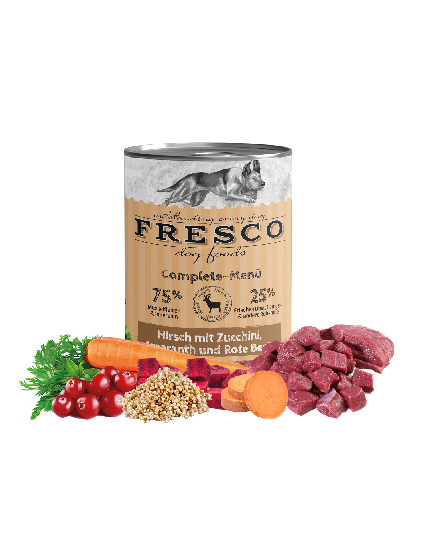 FRESCO Nassbarf Complete Plus Hirsch Verpackung