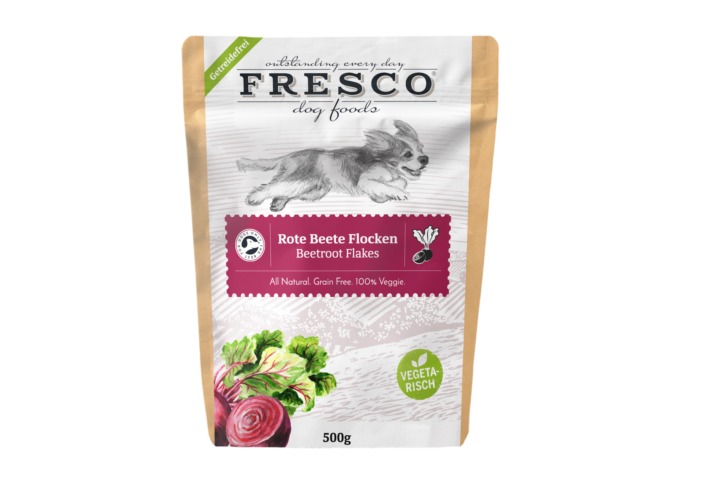 Rote Beete Flocken 500g Packshot