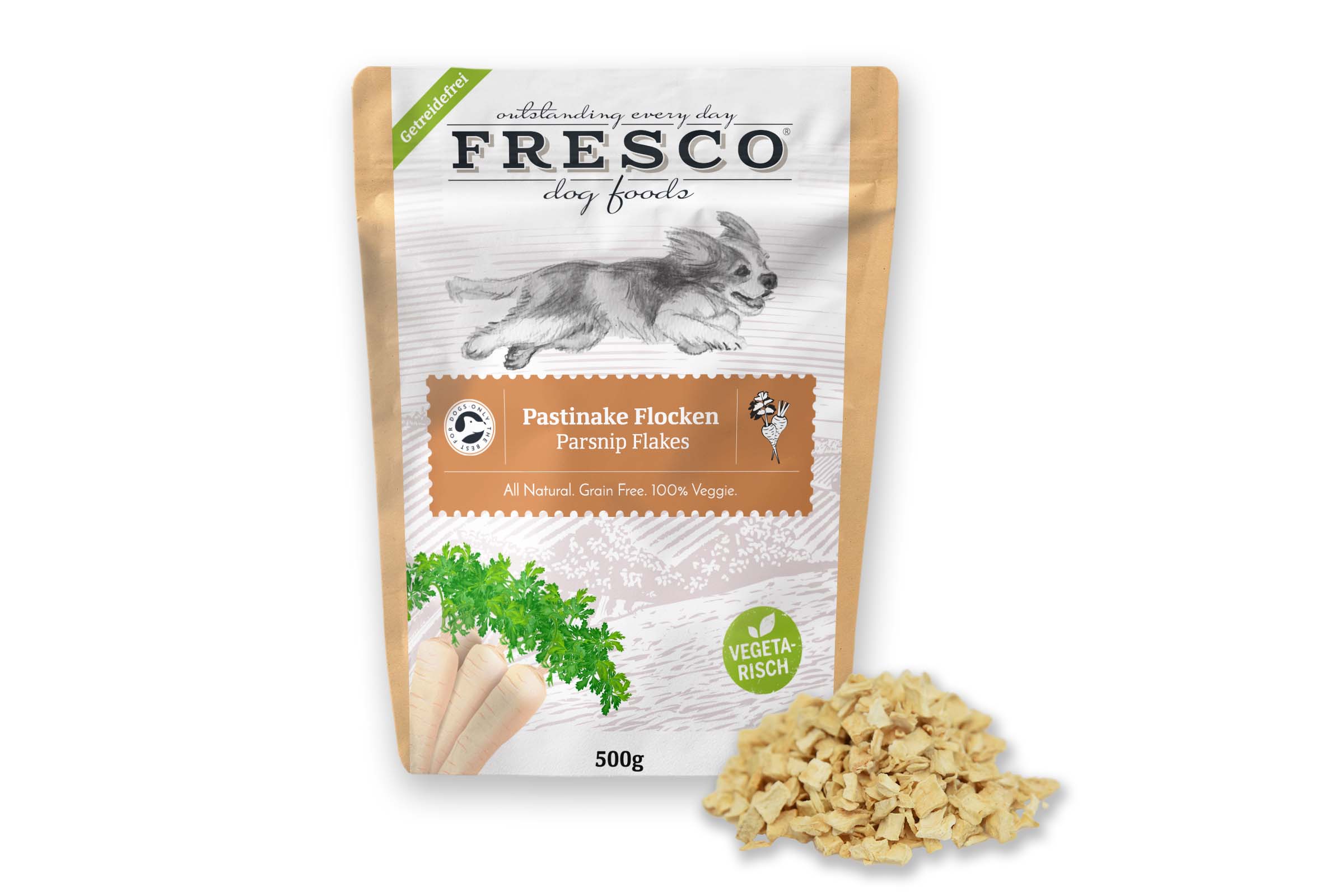 Pastinake Flocken 500g Packshot