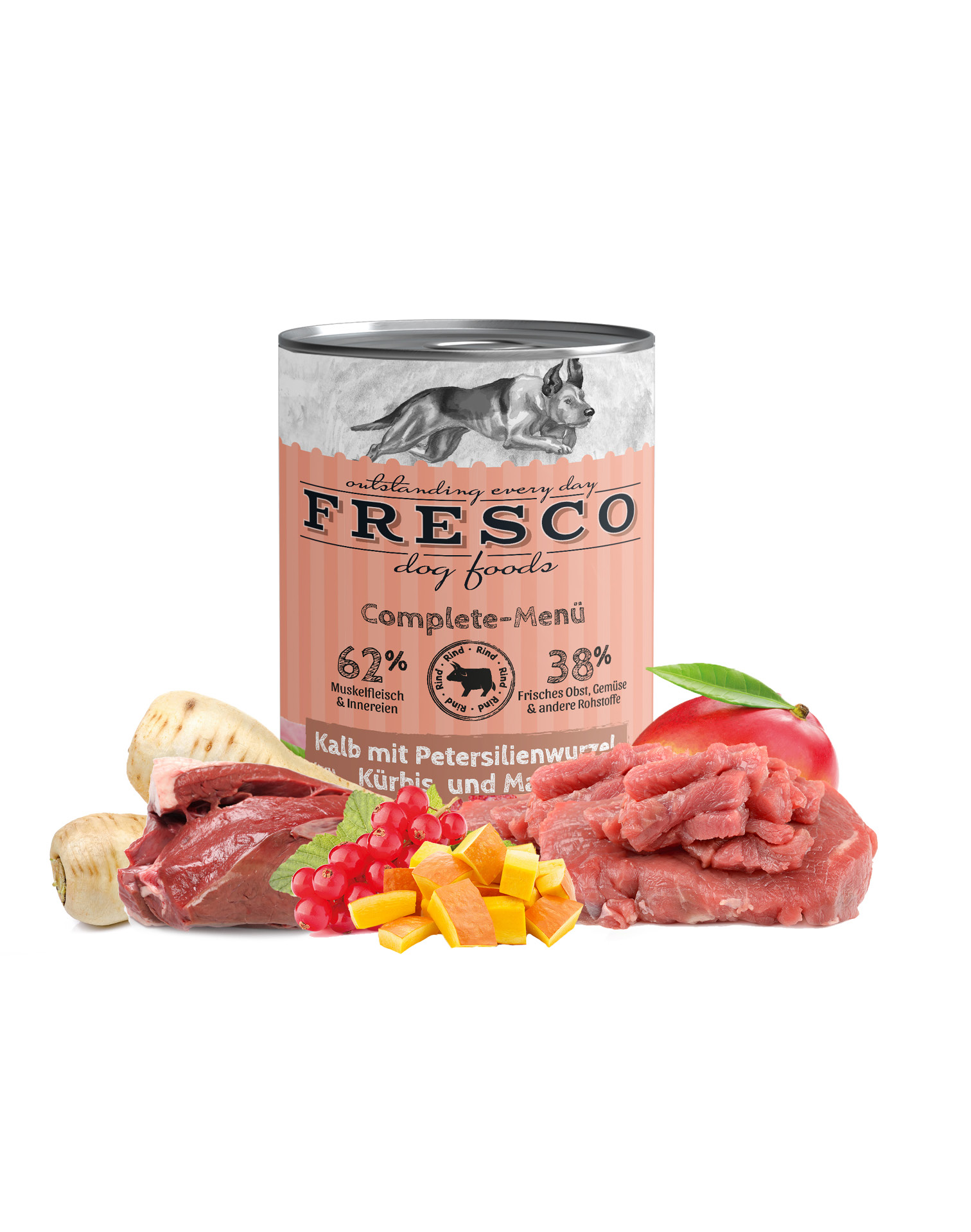 NassBarf Complete-Menü Kalb