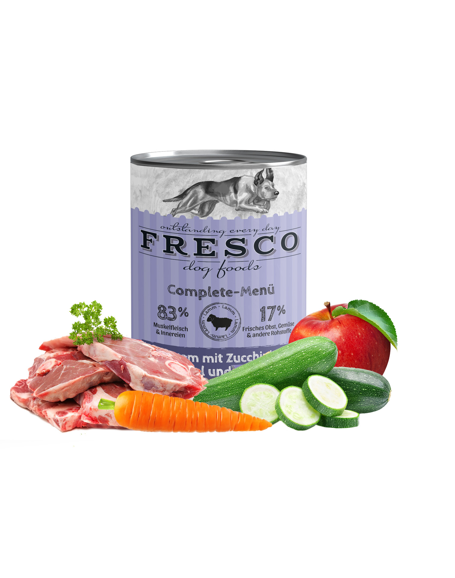 FRESCO Nassbarf Complete Plus Lamm Verpackung